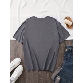 Plus Size - Women'S Plus Size Casual T-Shirt - 