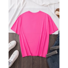 Plus Size - Women'S Plus Size Casual T-Shirt - 