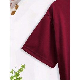 Plus Size, Women's Breast Cancer Awareness T-Shirt with Pink Ribbon & Survivor Silhouettes - Plus Size 0-5XL Oversized Short Sleeve, Soft Polyester, Round Neck Casual Comfort Fit, Year-Round Wear, Ideal Gift for Cancer Support (Vibrant Orange)