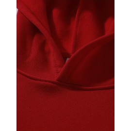 Calvin s Plus Size Oversized Hooded Sweatshirt - Light Grey with Black Letter 'C' & Golden Stripes Print, Cozy Fleece Pullover with Pockets, Women's Autumn Winter Casual Clothing, Autumn Winter Apparel, Comfortable Sweatshirt