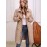 Women'S Lightweight Long Winter Coat - Warm Padded Zipper Front, Elegant Solid Color, Regular Fit Long Sleeve Coat for Daily Casual Comfort & Formal Occasions, Winter Coats, Seasonal Fashion, Sophisticated Style, Cozy Fabric